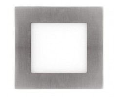 Downlight panel LED Cuadrado 170x170mm Niquel 13W 1130lm 